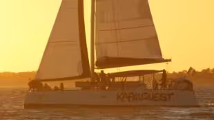 KAPALOUEST-Balade à la voile en catamaran