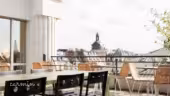 Terrasse droite (2), Morning Bourse