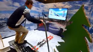 Simulateur de ski