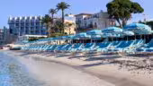 La plage les pirates à Juan les Pins
