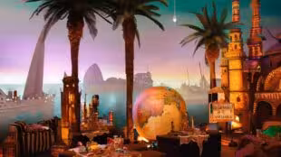 déco soirée voyage autour des 5 continents - Thème voyage autour des 5 continents