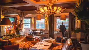 Chalet des îles-Salle de restaurant - Chalet des îles - Salle de restaurant