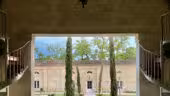 Préau Calèche vue jardin