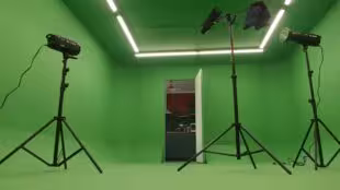 Videology - Location studio photo - Fond vert 360 - studio video