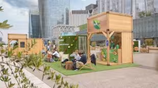 EPHEMERE SQUARE Paris | Stand en bois - Structure éphémère