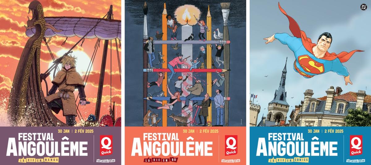 affiches Festival BD Angoulême 