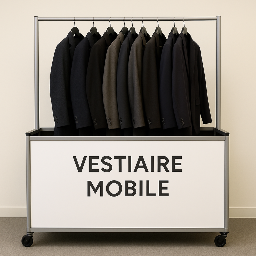 vestiaire mobile événementiel