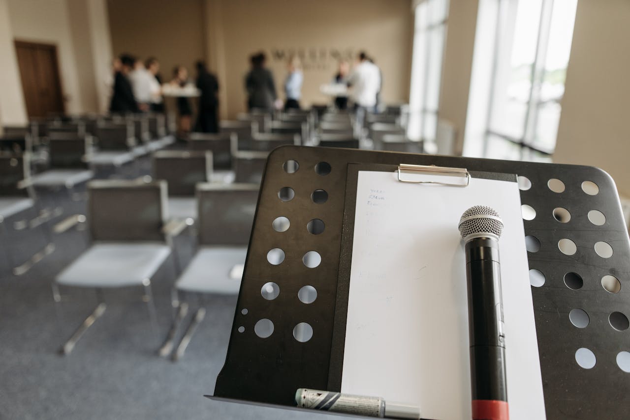 pupitre de conférence