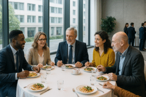 repas événementiel réseautage