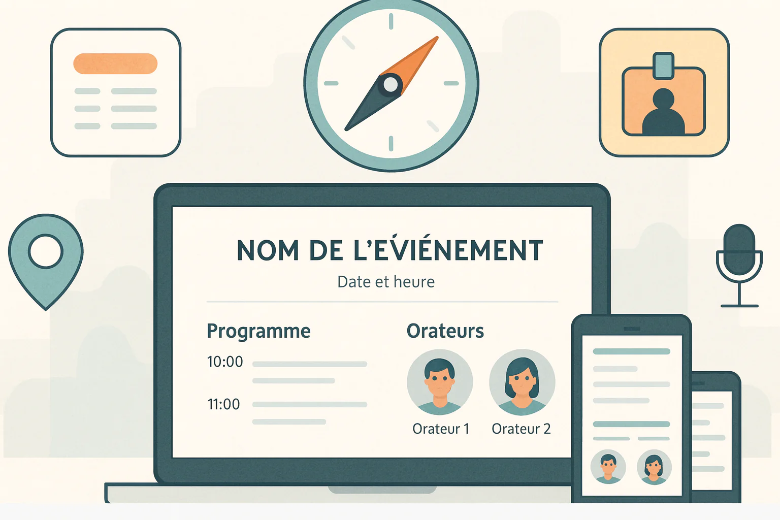 Événement numérique en vue d'ensemble