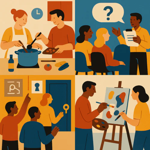 Mosaïque d’idées de team building
