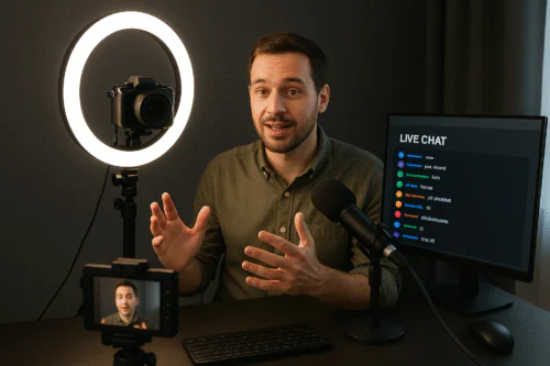 Configuration de diffusion en direct