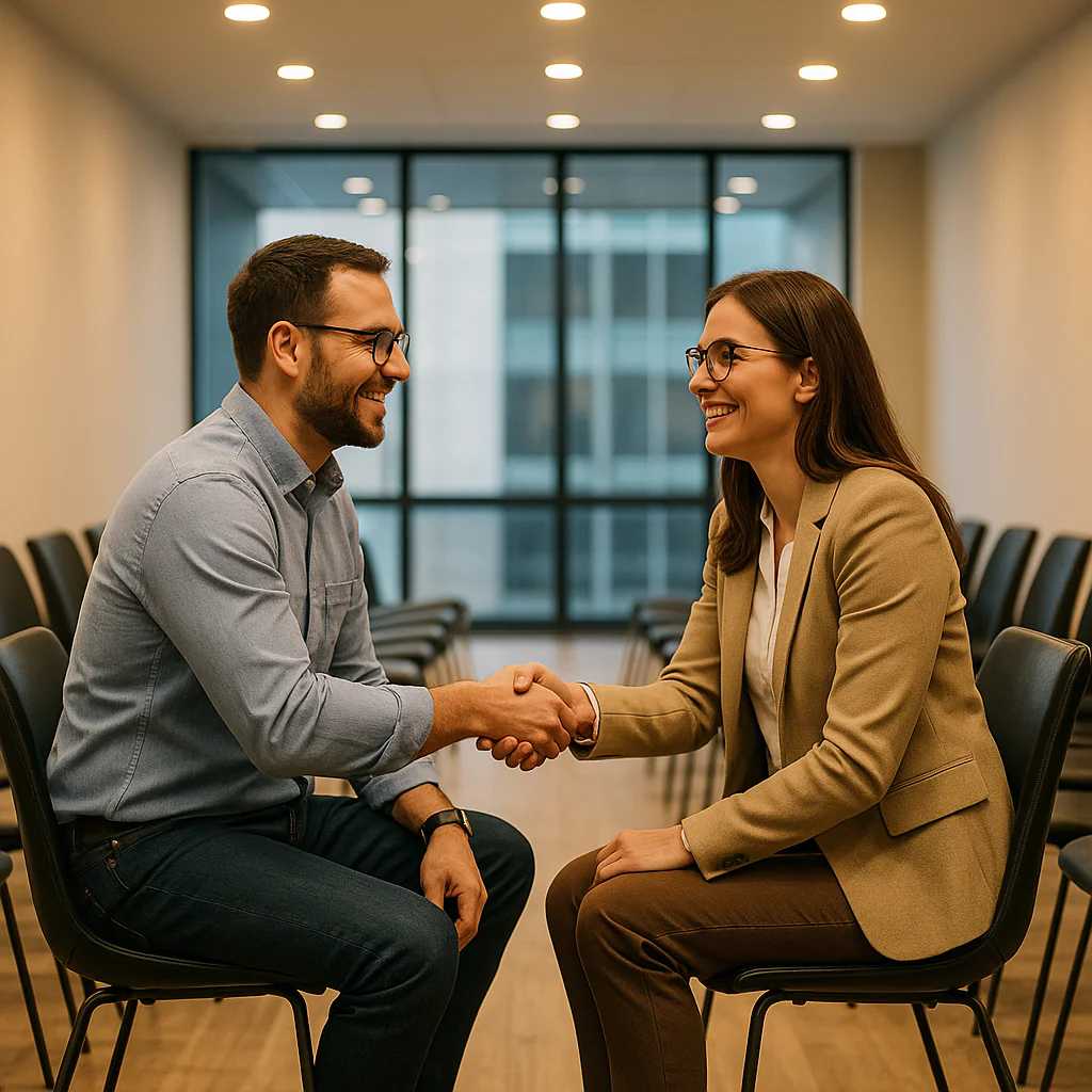 Le speed meeting : efficacité et bonne humeur.