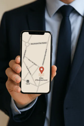 Carte numerique dans une main elegante