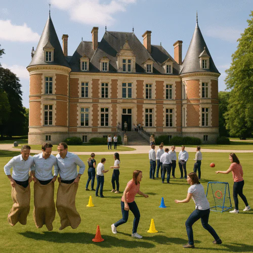 Evenement de cohesion dequipe au chateau