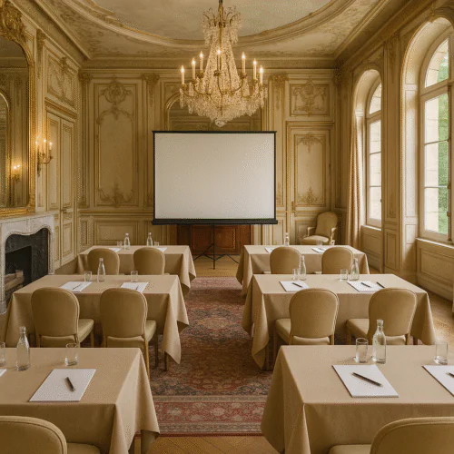 Salle de conference au chateau
