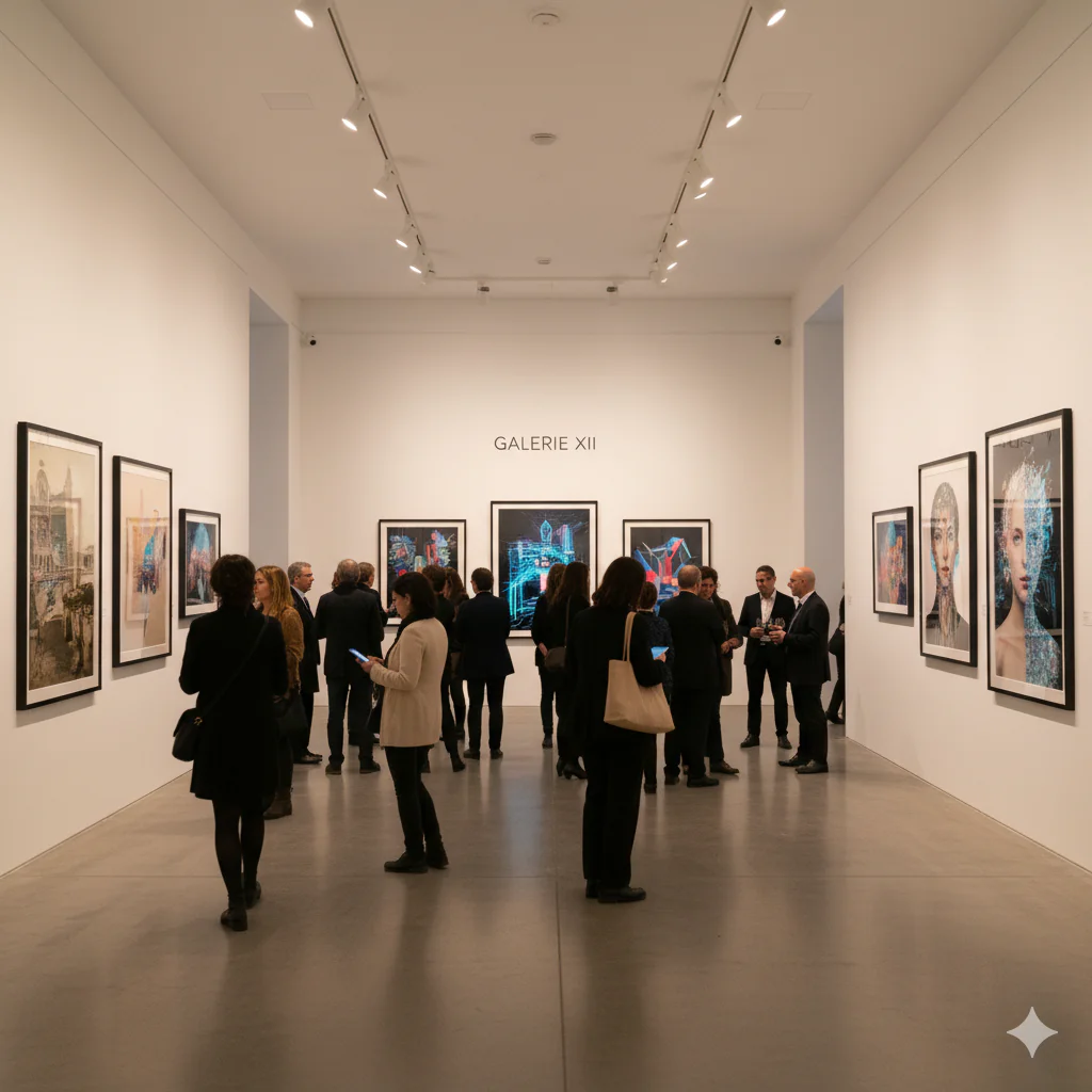 exposition à la Galerie XII d'œuvres qui mélangent photographie traditionnelle et intelligence artificielle