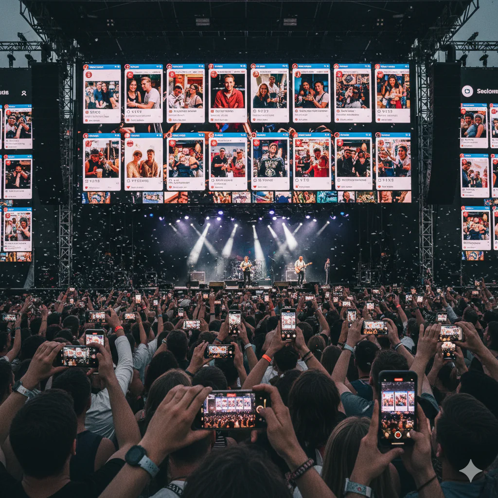 User generated content dans un festival