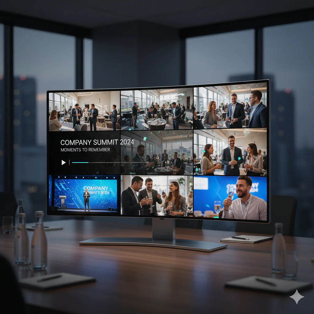 vidéo récapitulative d'un événement d'entreprise 