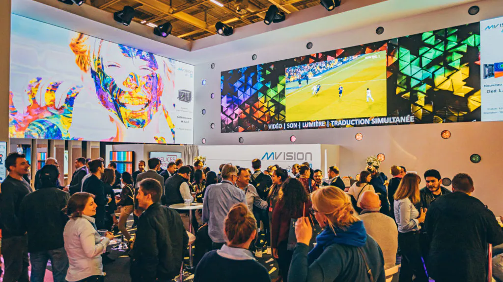 Heavent Paris 2025 stand Mvision vidéo son lumière
