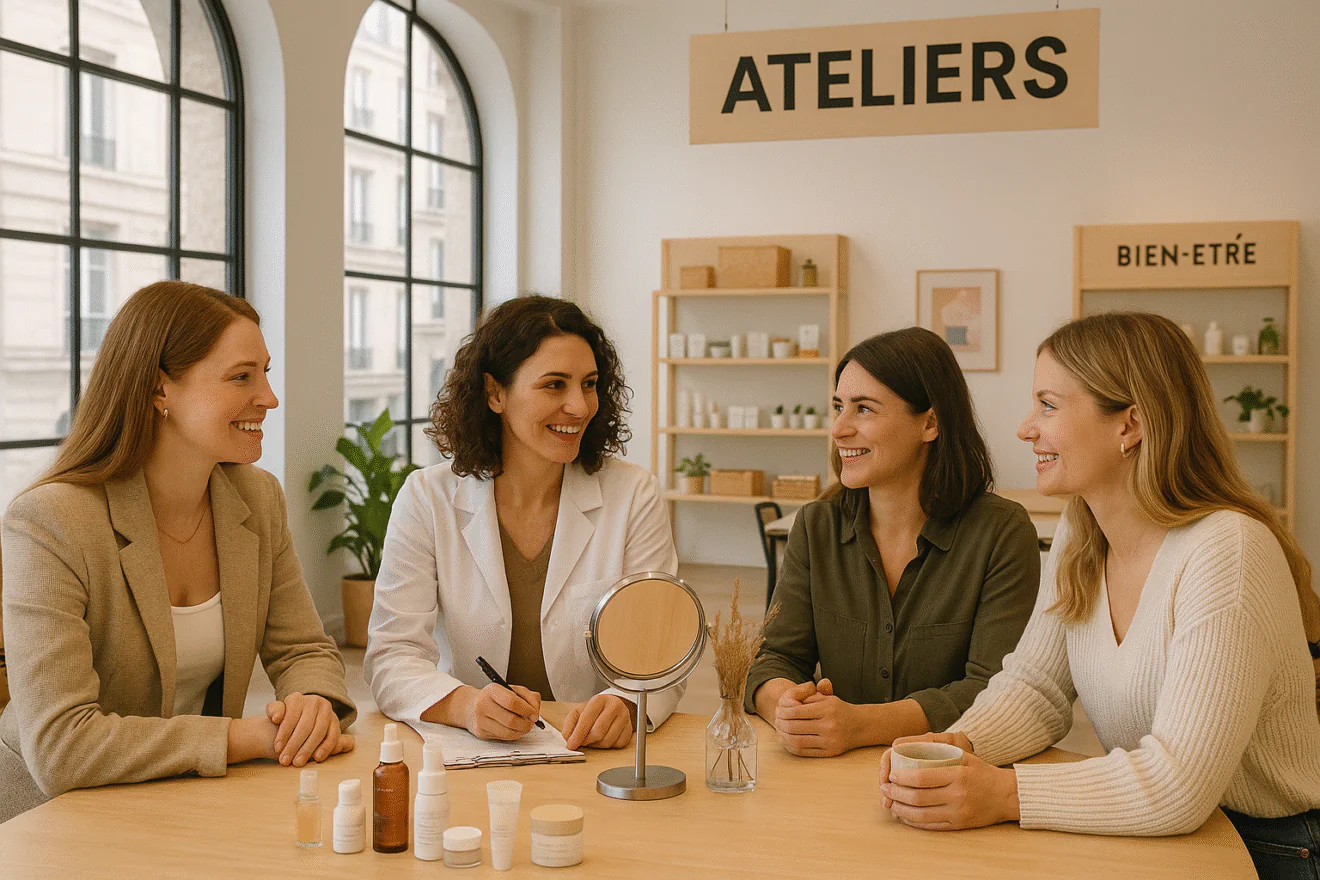 atelier de diagnostic beauté et peau pop-up
