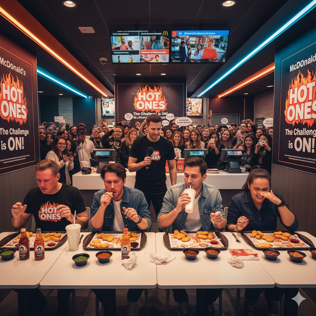 opération Hot Ones de Mc'Donalds