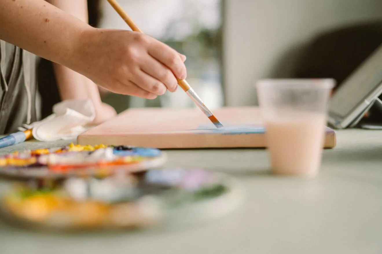 atelier peinture sur toile