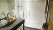 hotel_Carlina_La_Clusaz_chambre_salle_de_bain - Hôtel Carlina Salle de bain