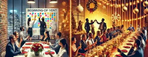 événement de début d'année et de fin d'année