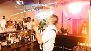 FIN PALLET Bar à Cocktail mobile Lyon