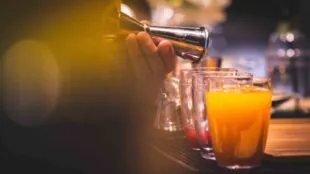 FIN PALLET Bar à Cocktail mobile Lyon