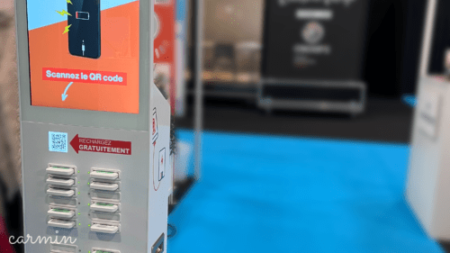 Borne de recharge de smartphone