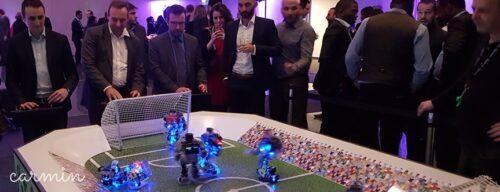 Robot footballer