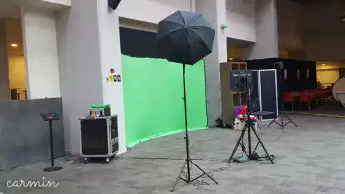 Animation photocall fond vert