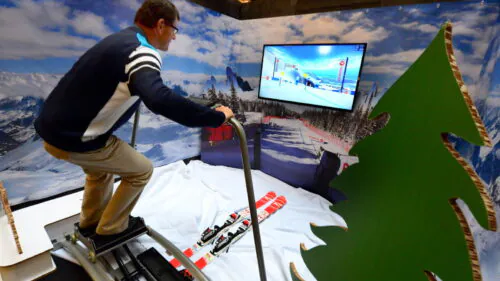 Simulateur de ski